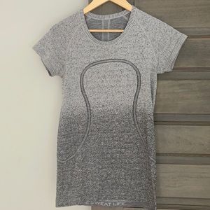 Grey swiftly tech short sleeve size 8